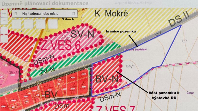 Pozemek o výměře 11 152 m2 i jako dobrá investice